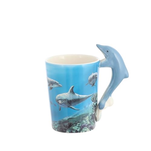 HTI-Living Becher Delfin Kaffeetasse Teetasse von HTI-Living