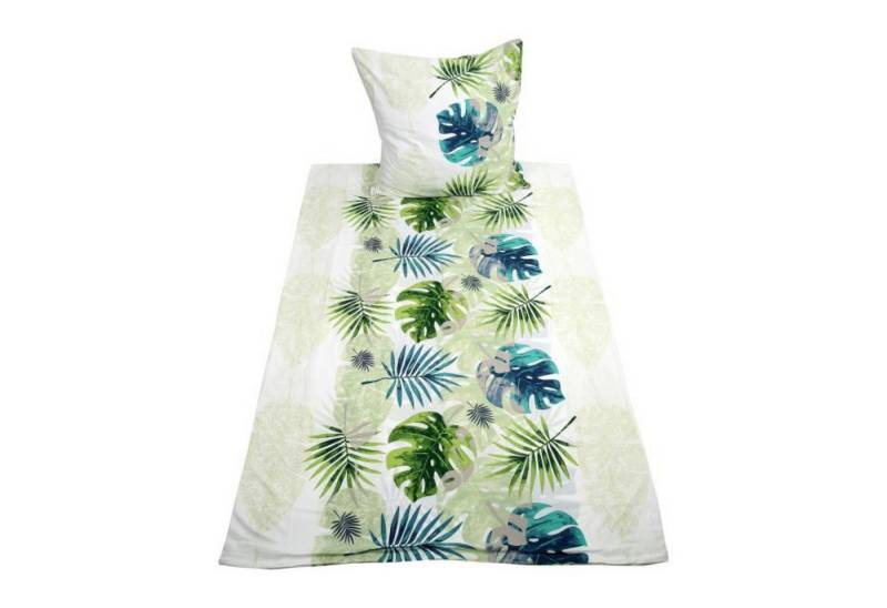 HTI-Living Bettwäsche Bettwäsche 2-teiliges Set 135 x 200 Monstera, Polyester, 1 teilig, mit Reißverschluss HTI-Living Bettwäsche Bettwäsche 2-teiliges Set 135 x 200 Monstera, Polyester, 1 teilig, mit Reißverschluss von HTI-Living