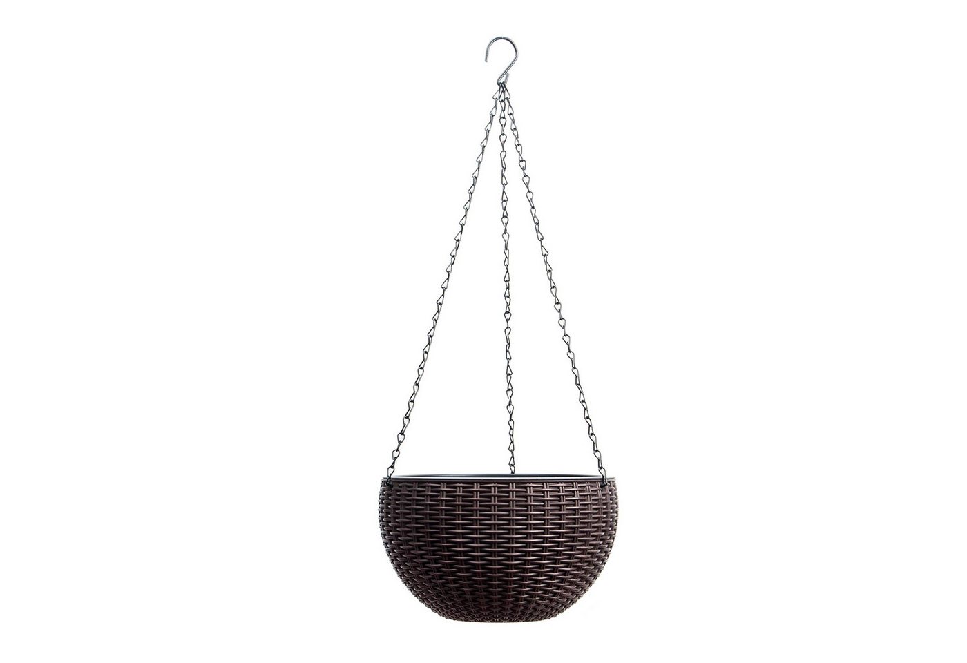 HTI-Living Blumenampel Blumenampel Nessa Rattanoptik Braun (Stück, 1 St., 1 Blumenampel ohne Dekoration), Blumentopf hängend Kunststoff von HTI-Living