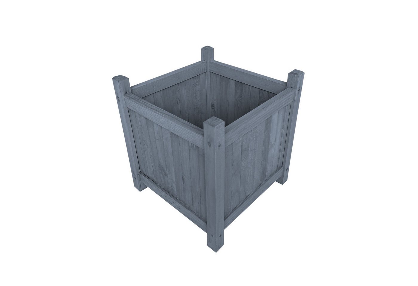 HTI-Living Blumenkasten Blumenkasten 36 x 36 cm Grau Heidi (Stück, 1 St., 1x Pflanzkübel), Pflanztrog Blumenkübel Pflanzkasten von HTI-Living