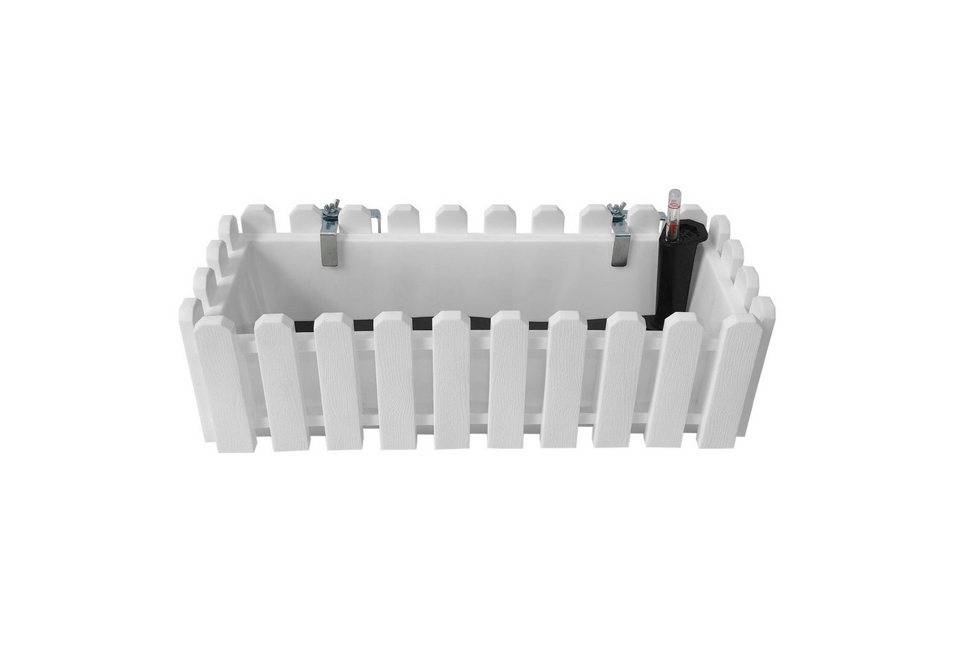 HTI-Living Blumenkasten Pflanzgefäß mit Wasserspeicher 50 cm Nessa (Stück, 1 St., 1 Blumenkasten), Blumenkasten mit Wasserstandsanzeige von HTI-Living