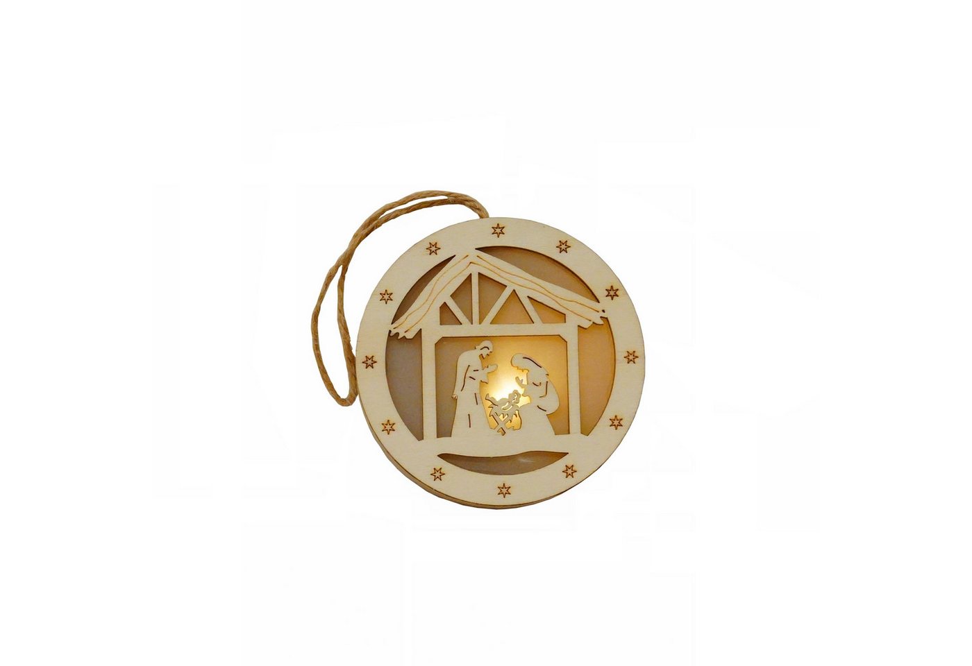 HTI-Living Christbaumschmuck LED Dekohänger Weihnachtskrippe (1-tlg), Baumschmuck von HTI-Living