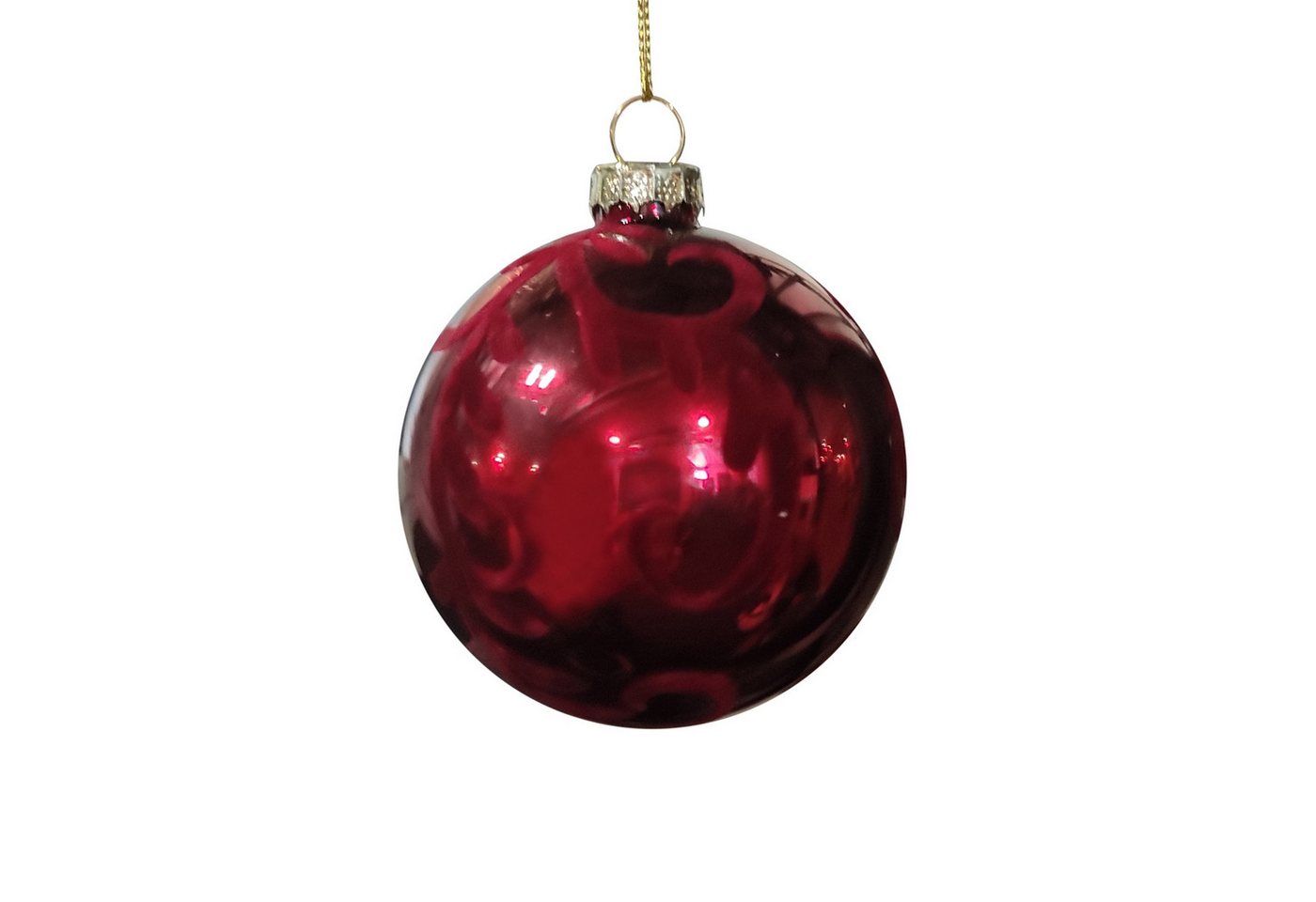 HTI-Living Christbaumschmuck Weihnachtskugel Ø 8 cm (1-tlg), Baumschmuck von HTI-Living