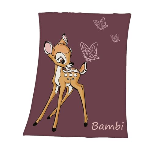 HTI-Living Decke 75 x 100 cm Bambi Kuscheldecke Kinder von HTI-Living