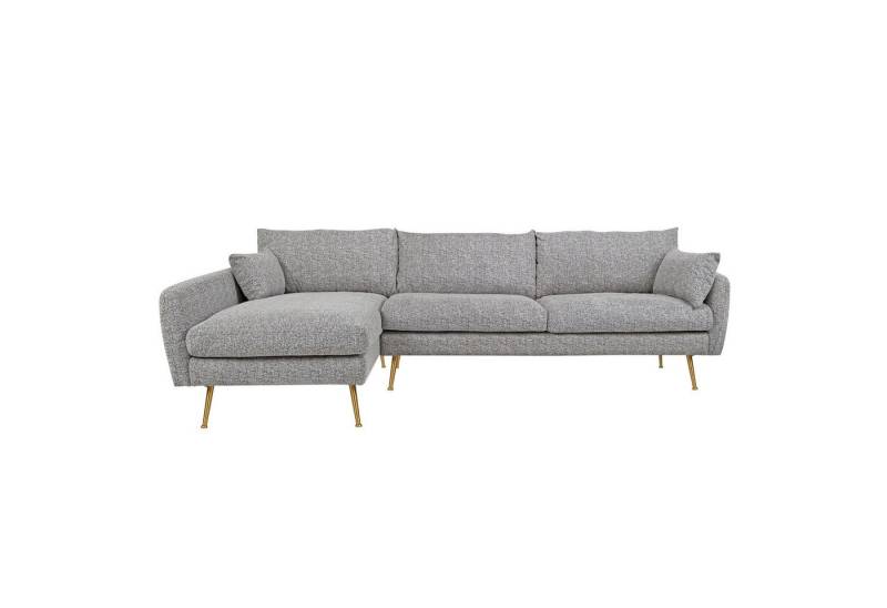 HTI-Living Ecksofa Ecksofa Antonius Webstoff Grau links, Stück 1 Teile, Polsterecke mit Kissen von HTI-Living