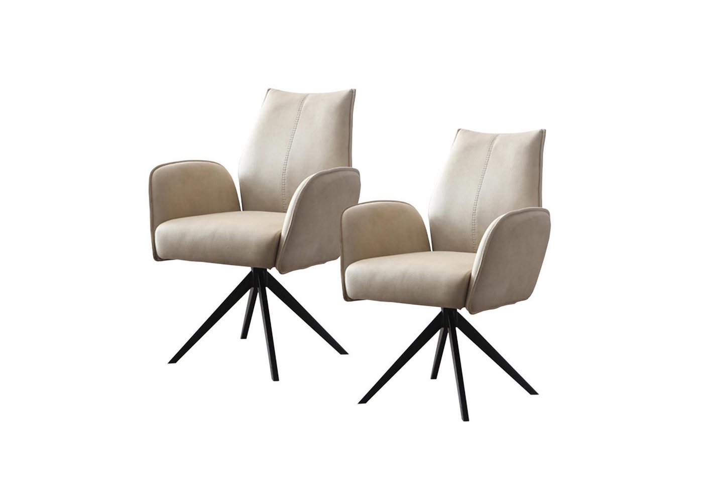 HTI-Living Esszimmerstuhl Esszimmerstühle 2er Set drehbar (Set, 2 St), Stuhl mit Armlehnen von HTI-Living