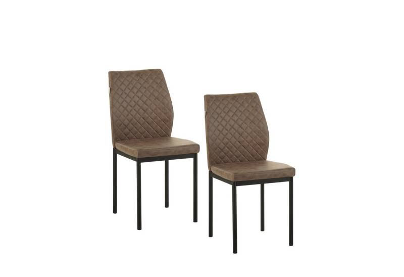 HTI-Living Esszimmerstuhl Esszimmerstuhl 2er Set Antikdunkelbraun Tromi (Set, 2 St), Küchenstuhl von HTI-Living