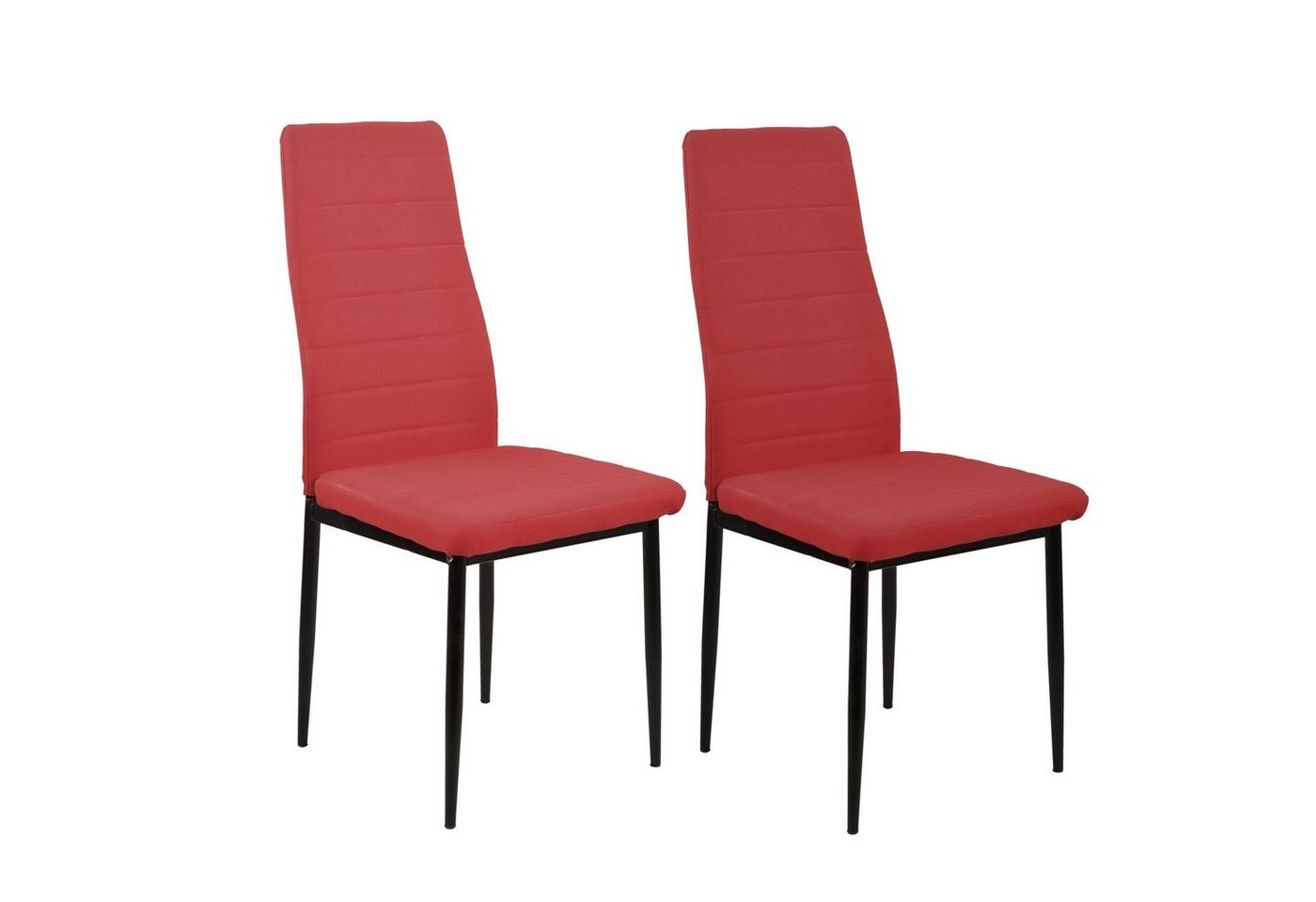 HTI-Living Esszimmerstuhl Esszimmerstuhl 2er Set Memphis Rot (Set, 2 St), Küchenstuhl von HTI-Living
