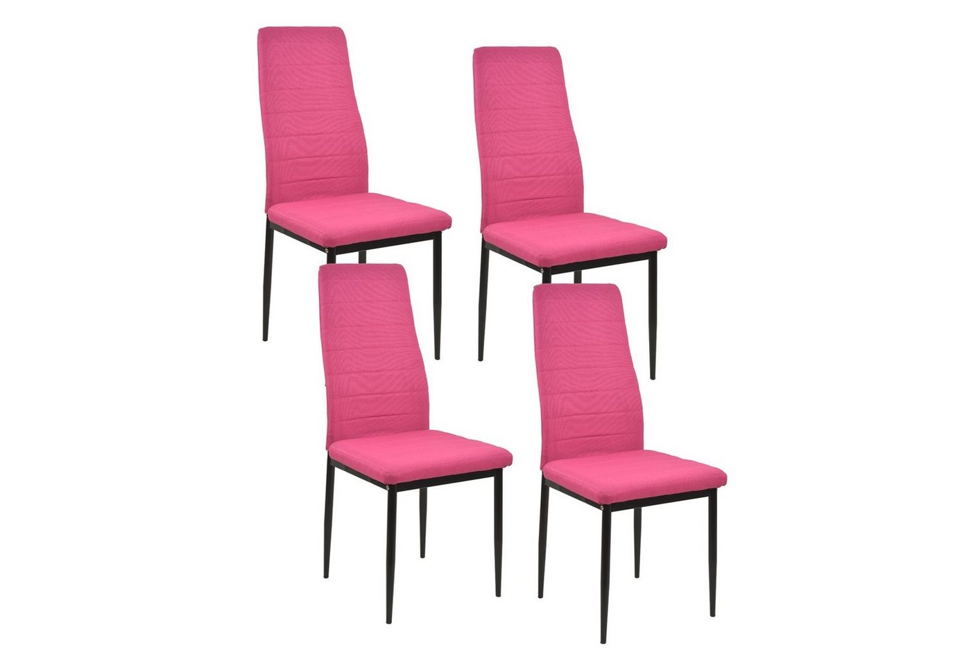 HTI-Living Esszimmerstuhl Esszimmerstuhl 4er Set Memphis Pink (Set, 4 St), Küchenstuhl von HTI-Living