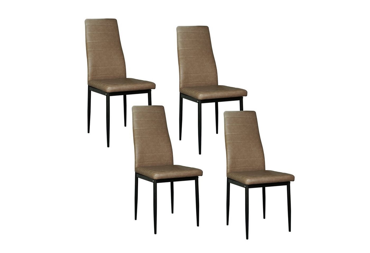 HTI-Living Esszimmerstuhl Esszimmerstuhl Kunstleder 4er Set (Set, 4 St), Küchenstuhl von HTI-Living