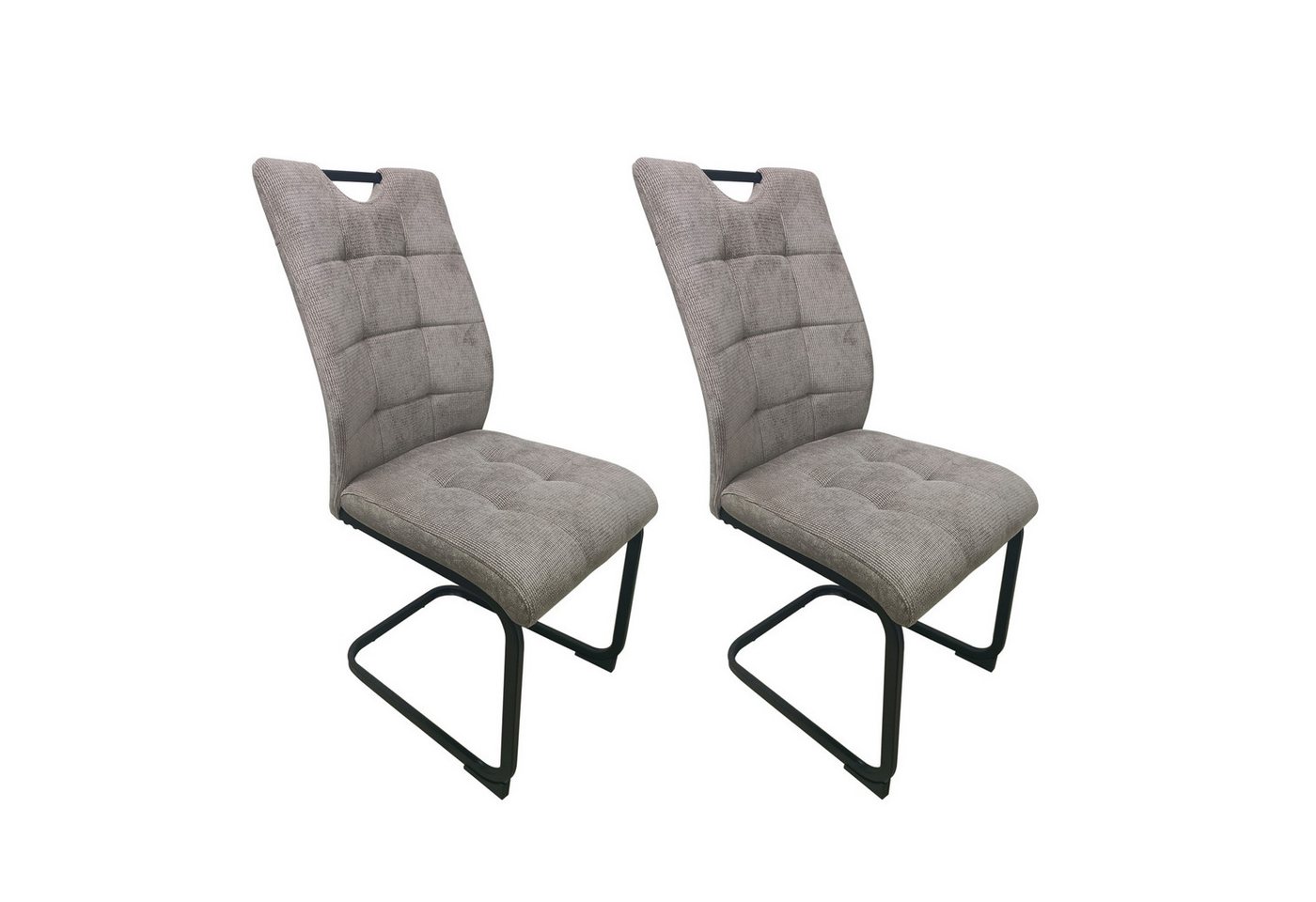 HTI-Living Esszimmerstuhl Schwingstuhl Mateo Beige 2er-Set (Set, 2 St), Esszimmerstuhl Freischwinger von HTI-Living