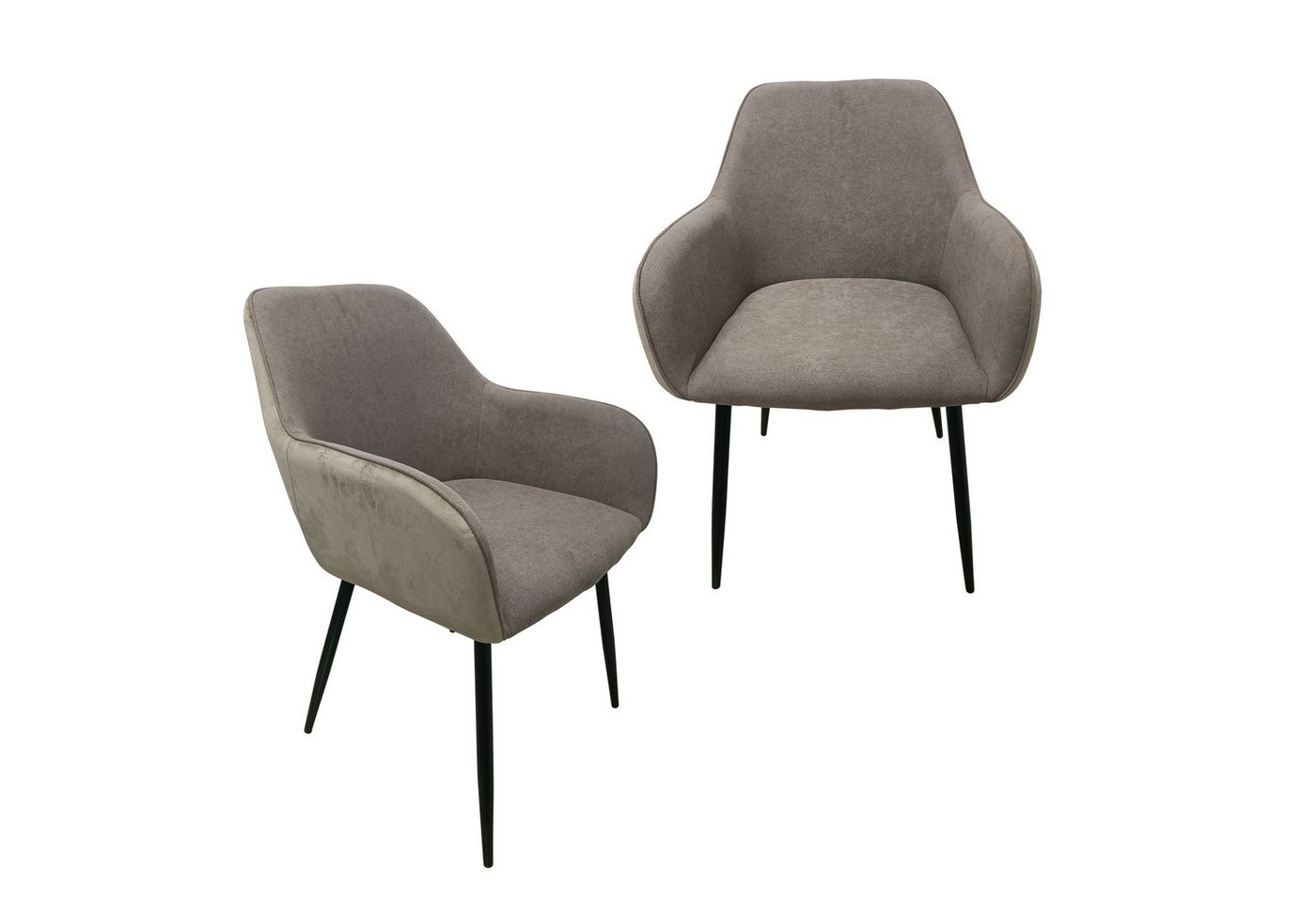 HTI-Living Esszimmerstuhl Stuhl Albany Soft Hellbraun 2er-Set (Set, 2 St), Esszimmerstuhl Armlehnenstuhl Polsterstuhl von HTI-Living
