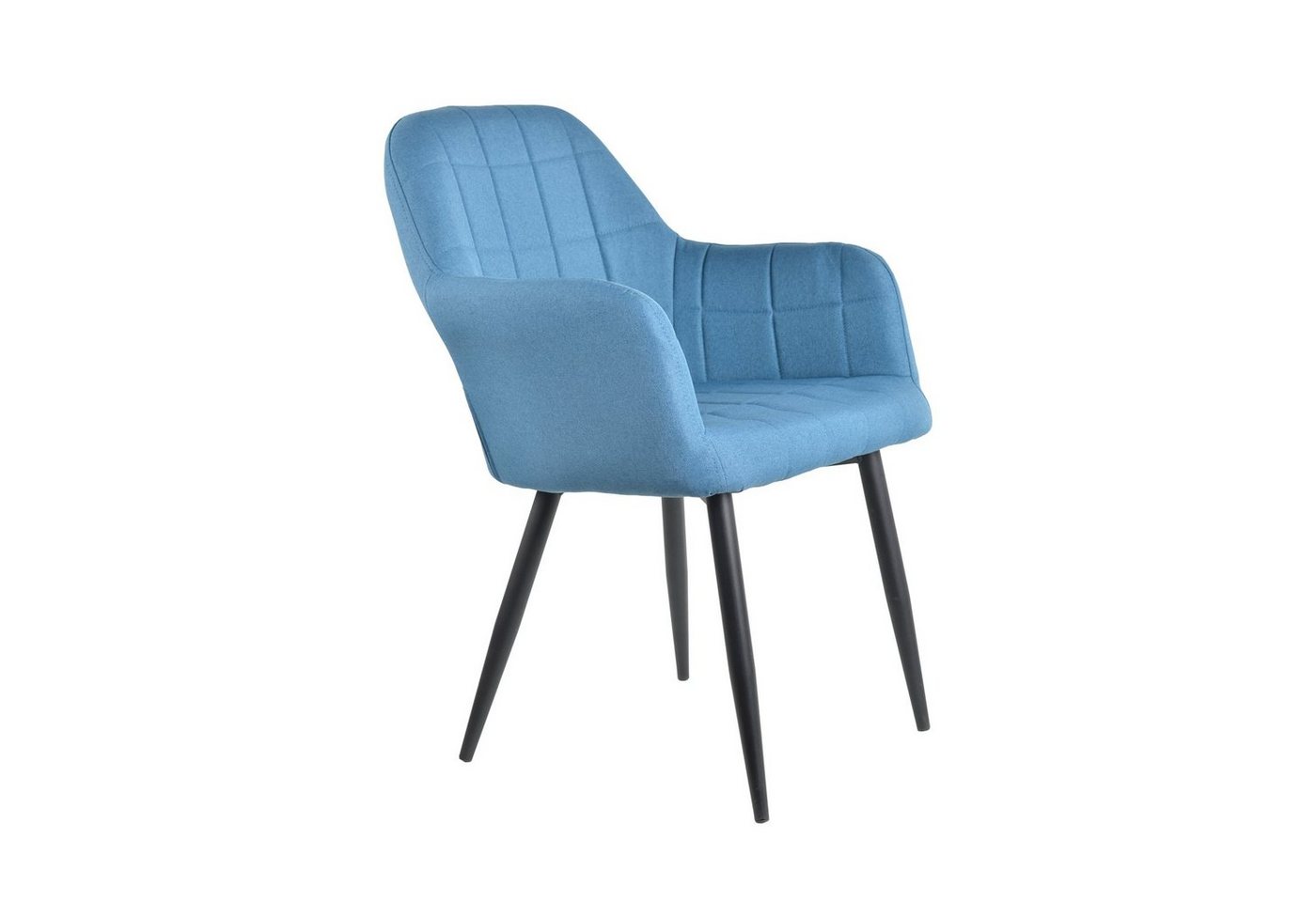 HTI-Living Esszimmerstuhl Stuhl Albany Webstoff Blau (Stück, 1 St), Esszimmerstuhl Armlehnenstuhl Polsterstuhl von HTI-Living
