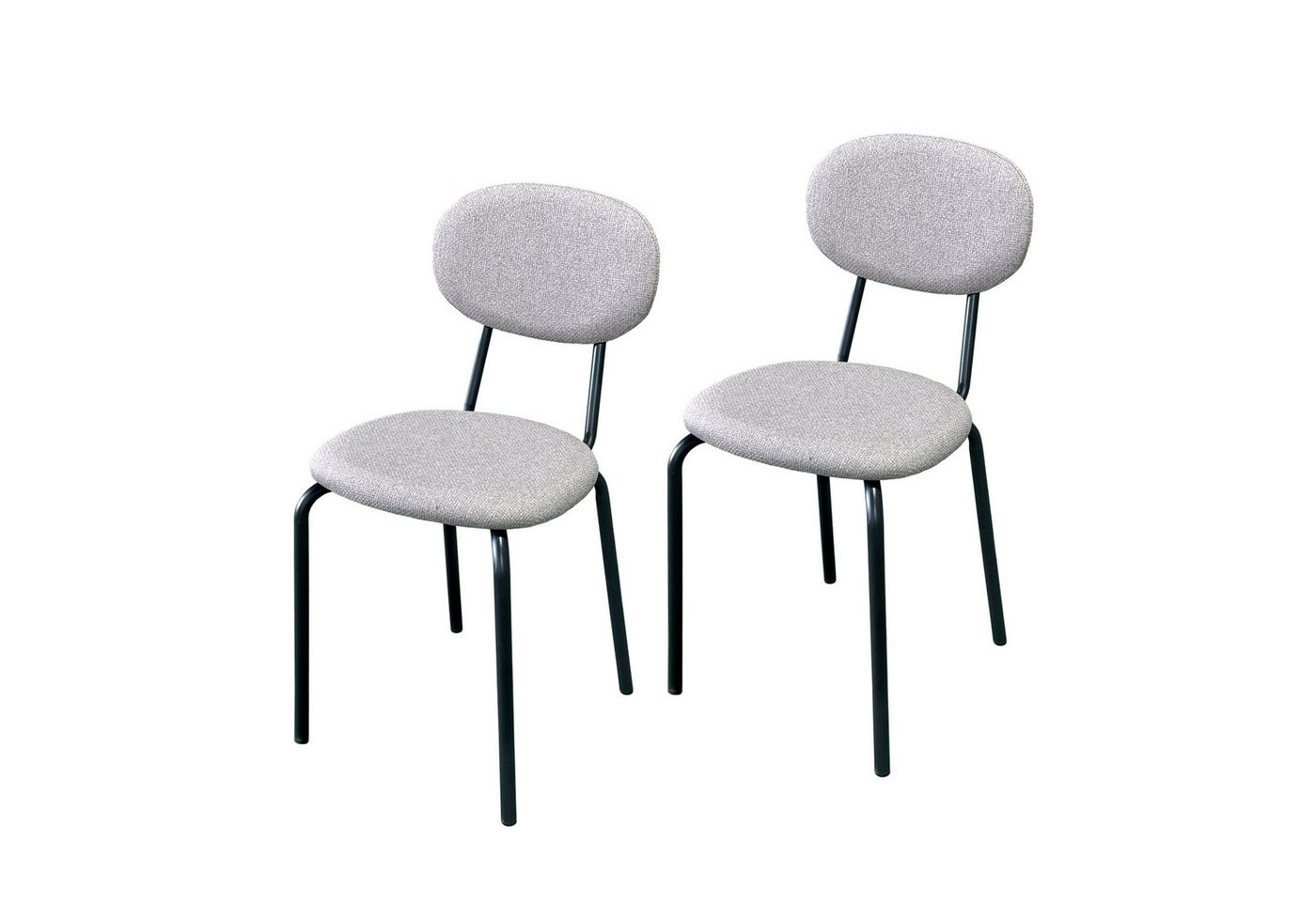 HTI-Living Esszimmerstuhl Stuhl Anella Cappucchino 2er-Set (Set, 2 St), Esszimmerstuhl Besucherstuhl Leinenstoff von HTI-Living