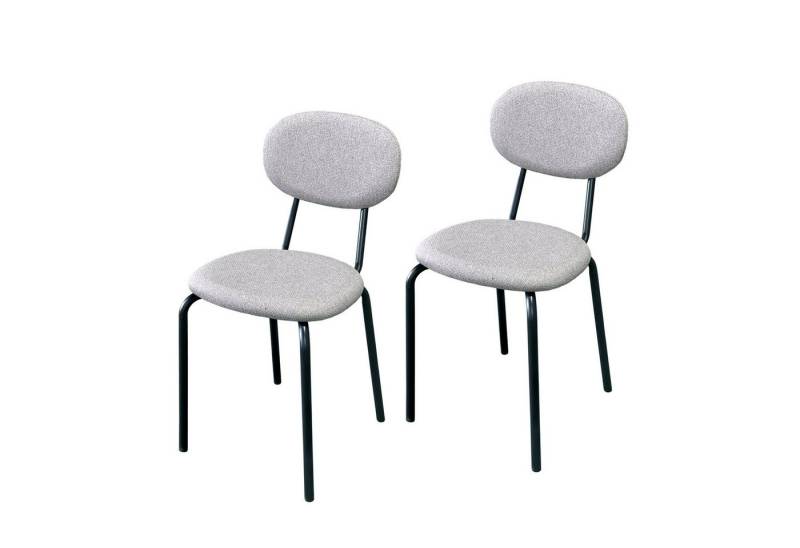 HTI-Living Esszimmerstuhl Stuhl Anella Cappucchino 2er-Set (Set, 2 St), Esszimmerstuhl Besucherstuhl Leinenstoff von HTI-Living