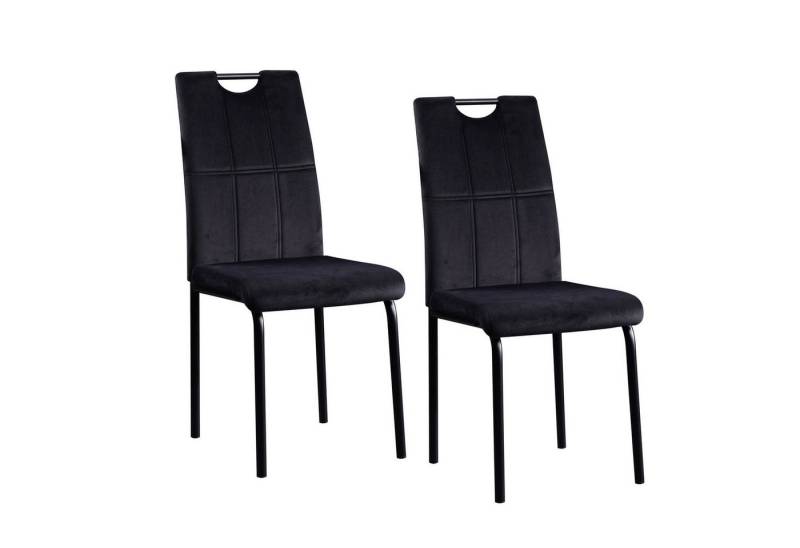 HTI-Living Esszimmerstuhl Stuhl Denton Velvet 2er-Set (Set, 2 St), Esszimmerstuhl Samt von HTI-Living