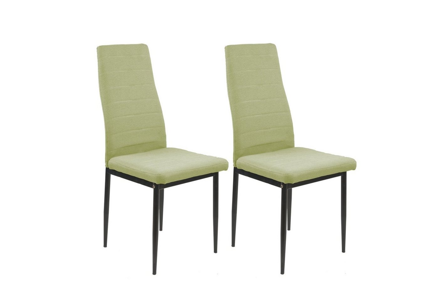 HTI-Living Esszimmerstuhl Stuhl Memphis Webstoff 2er-Set (Set, 2 St), Esszimmerstuhl Metallgestell Vierfuß von HTI-Living