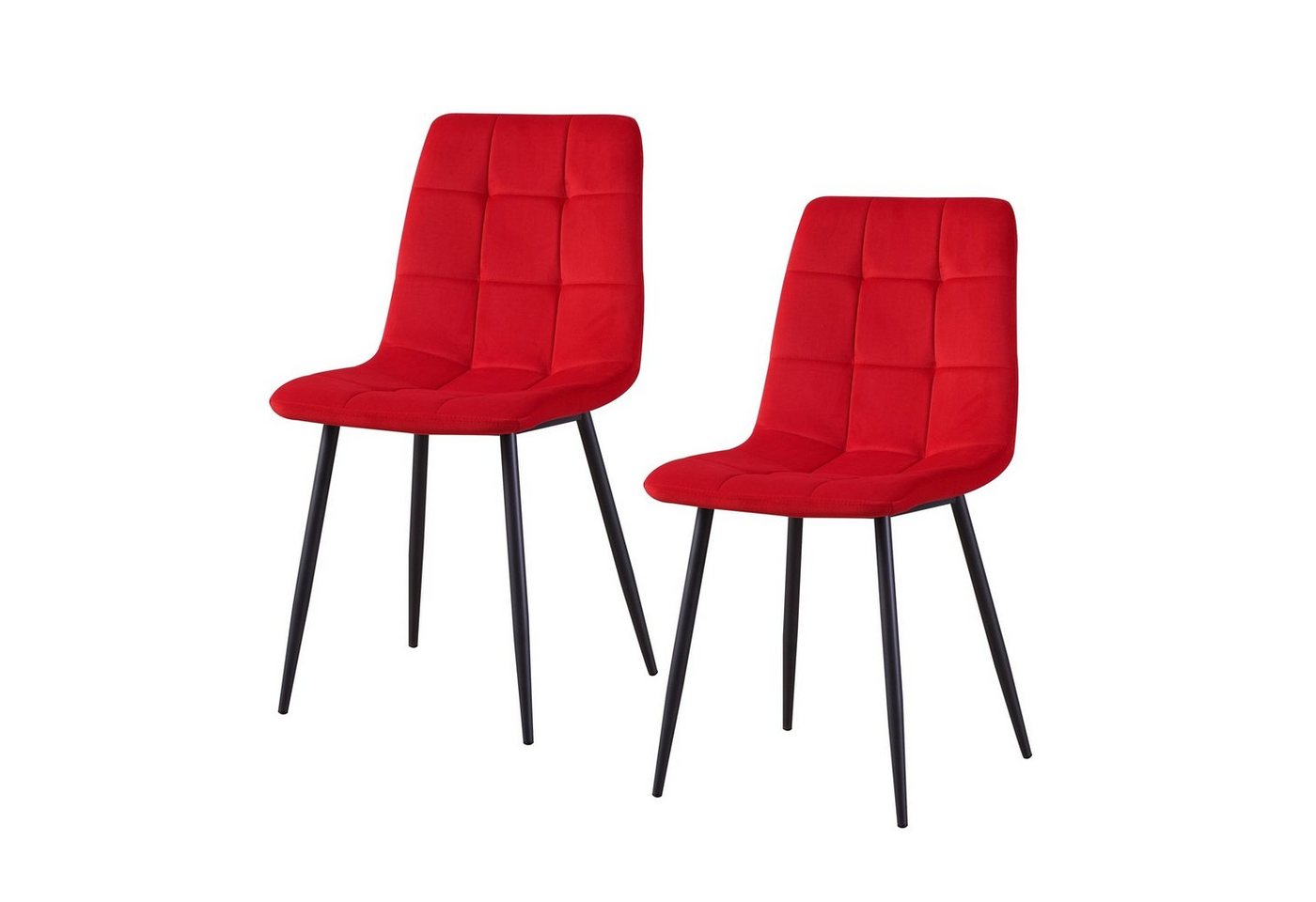 HTI-Living Esszimmerstuhl Stuhl Mesa Velvet 2er-Set (Set, 2 St), Esszimmerstuhl Samt von HTI-Living