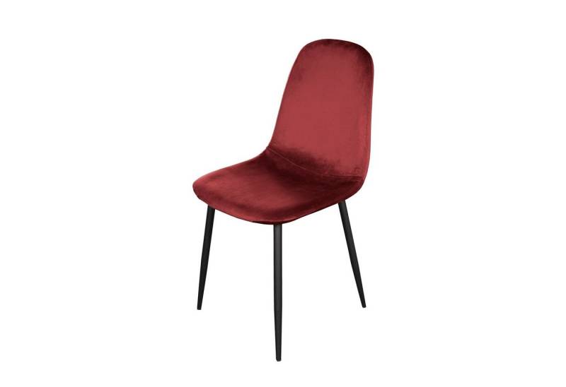 HTI-Living Esszimmerstuhl Stuhl Savannah Velvet Rot (Stück, 1 St), Esszimmerstuhl Samt von HTI-Living