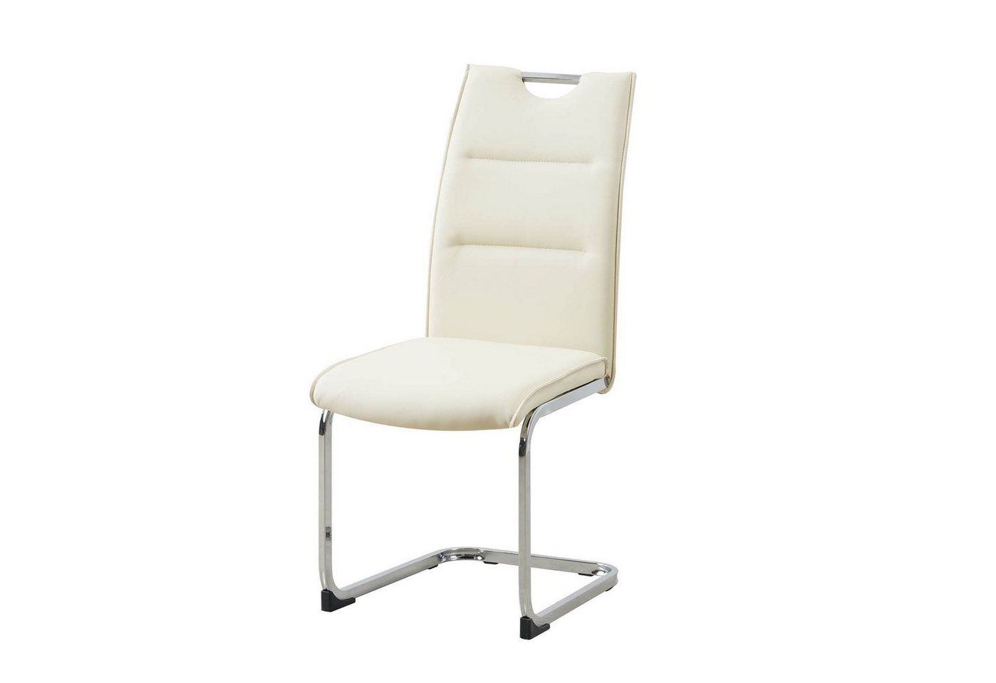 HTI-Living Freischwinger Schwingstuhl DannyC PU Creme (1 St), Freischwinger Esszimmerstuhl Kunstleder von HTI-Living
