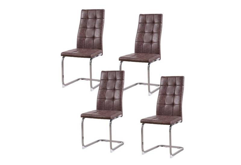 HTI-Living Freischwinger Schwingstuhl Ginny Vintage 4er Set (Set, 4 St), Freischwinger Esszimmerstuhl von HTI-Living