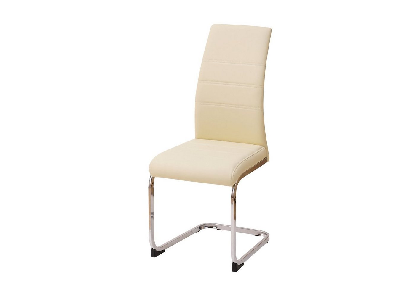 HTI-Living Freischwinger Schwingstuhl SallyC PU Beige (1 St), Freischwinger Esszimmerstuhl Kunstleder von HTI-Living