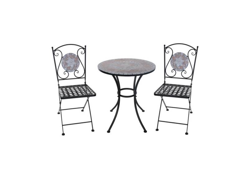 HTI-Living Garten-Essgruppe Tisch und 2 Stühle Marocco Braun, (Set, 3-tlg., 1 Tisch 2 Stühle), Sitzgruppe Essgruppe Balkonset von HTI-Living
