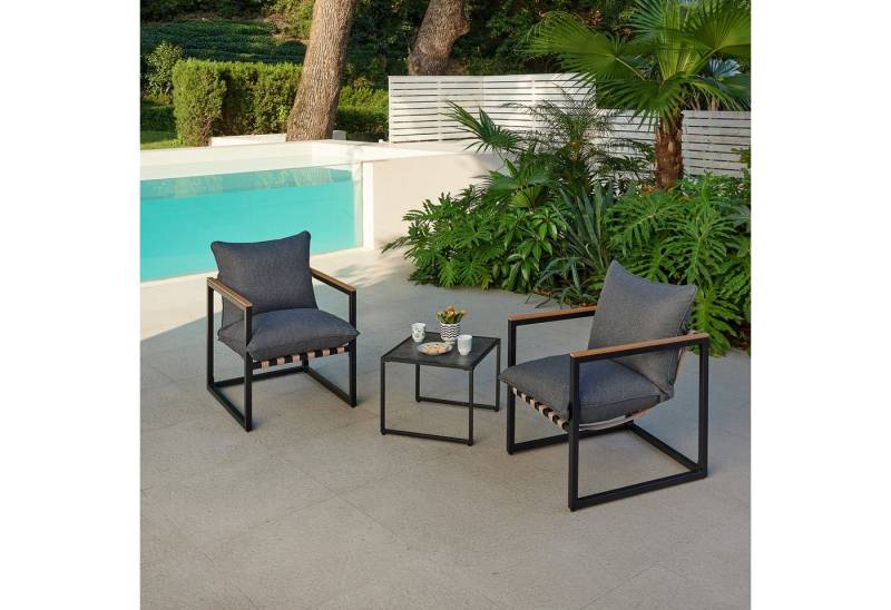 HTI-Living Gartenstuhl Gartensitzgruppe 2 Stühle und Tisch (Stück, 3 St), Terrassenmöbel Outdoor Möbel von HTI-Living