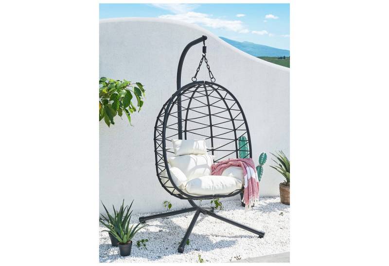 HTI-Living Hängesessel Lounge Sessel mit Hängegestell (Stück, 1-St., 1 Hängesessel), Schaukelsessel mit Gestell Hängesessel von HTI-Living