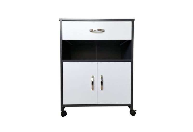 HTI-Living Hochschrank Küchenschrank Grau/Weiß Blanca (Stück, 1-St., 1 Schrank) Mehrzweckschrank Anrichte von HTI-Living