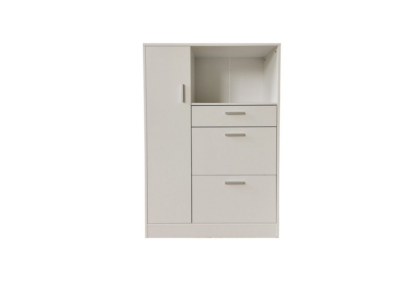 HTI-Living Hochschrank Küchenschrank Weiß Blanca L (Stück, 1-St., 1 Küchenschrank) Mehrzweckschrank Mikrowellenschrank von HTI-Living