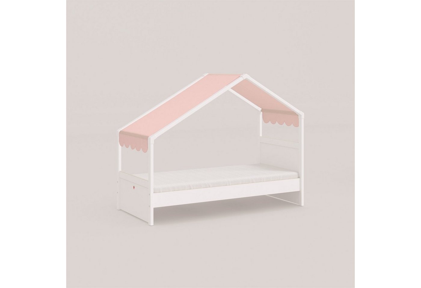 HTI-Living Kinderbett Kinderbett mit Markisendach (Stück, 1-tlg., 1 Bett mit Dach), Hausbett von HTI-Living