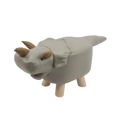 HTI-Living Kinderhocker Enrik Dino Triceratops Tierhocker Sitzhocker von HTI-Living