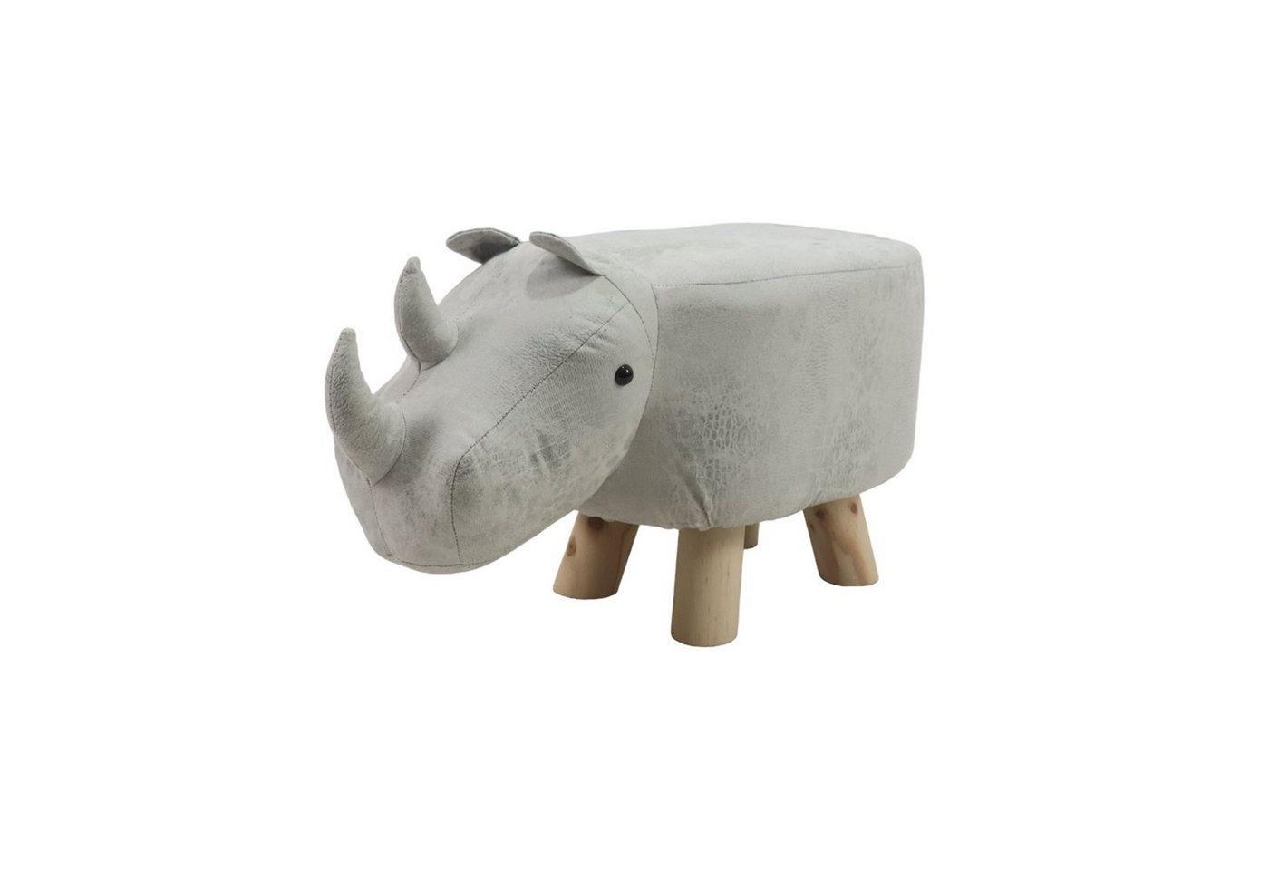 HTI-Living Kinderhocker Kinderhocker Enrik Nashorn (Stück, 1 St., 1 Hocker), Tierhocker Sitzhocker von HTI-Living