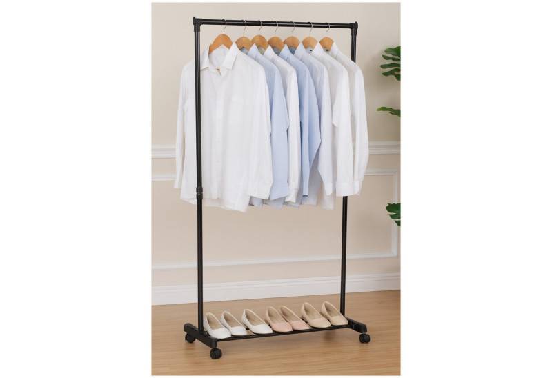 HTI-Living Kleiderständer Praktischer Garderobenständer, (Stück, 1 St., 1 Kleiderständer), Kleiderständer Schuhablage von HTI-Living