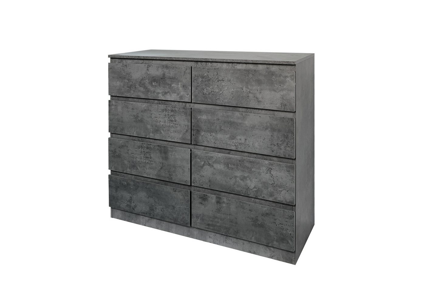 HTI-Living Kommode Kommode 8 Schubladen Thekla Beton (Stück, 1 St., 1 Kommode), Sideboard von HTI-Living