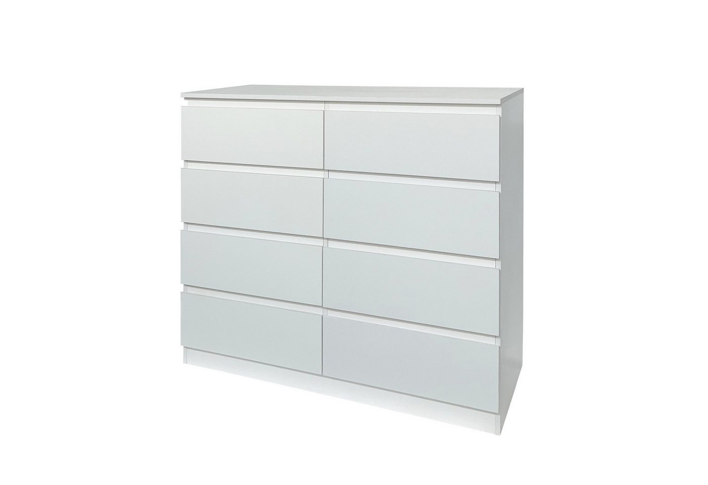 HTI-Living Kommode Kommode 8 Schubladen Thekla Weiß (Stück, 1 St., 1 Kommode), Sideboard von HTI-Living