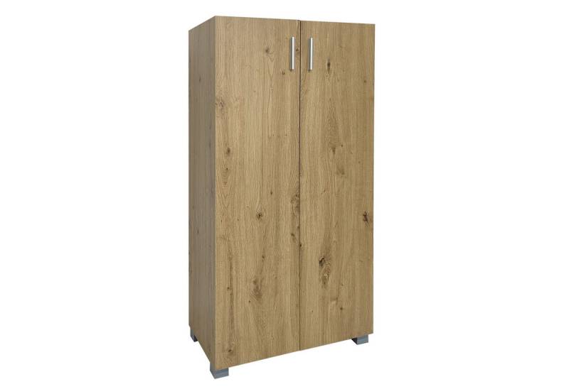 HTI-Living Kommode Kommode Thekla 2 türig Schrank Holzoptik (Stück, 1 St., 1 Kommode), Mehrzweckschrank 3 Fächer von HTI-Living