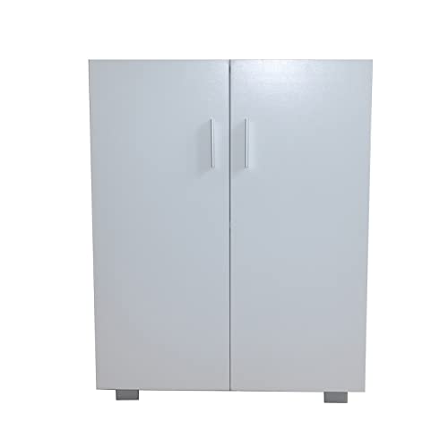 HTI-Living Kommode Thekla 6077 Mehrzweckschrank Beton-Weiß von HTI-Living