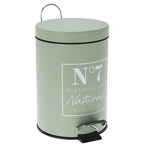 HTI-Living Kosmetikeimer 3 Liter Mülleimer Treteimer Grün von HTI-Living
