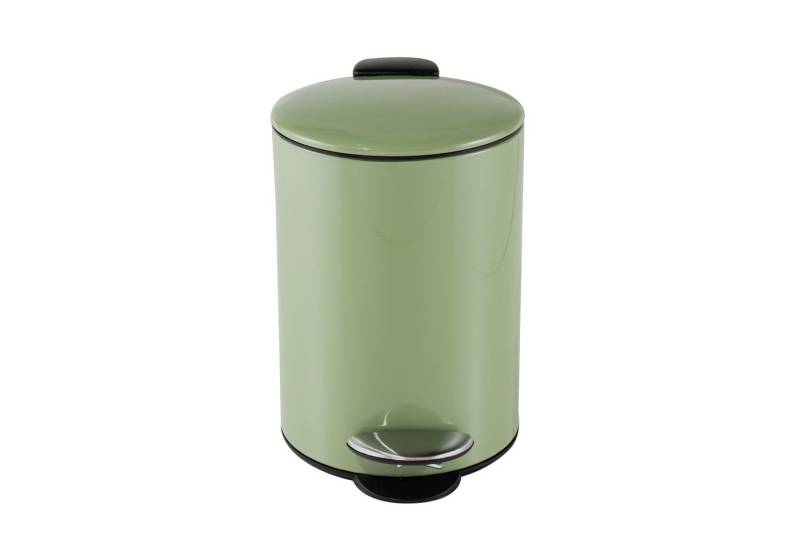HTI-Living Kosmetikeimer Kosmetikeimer Jannik 3 Liter Grün, Mülleimer Treteimer Edelstahl von HTI-Living