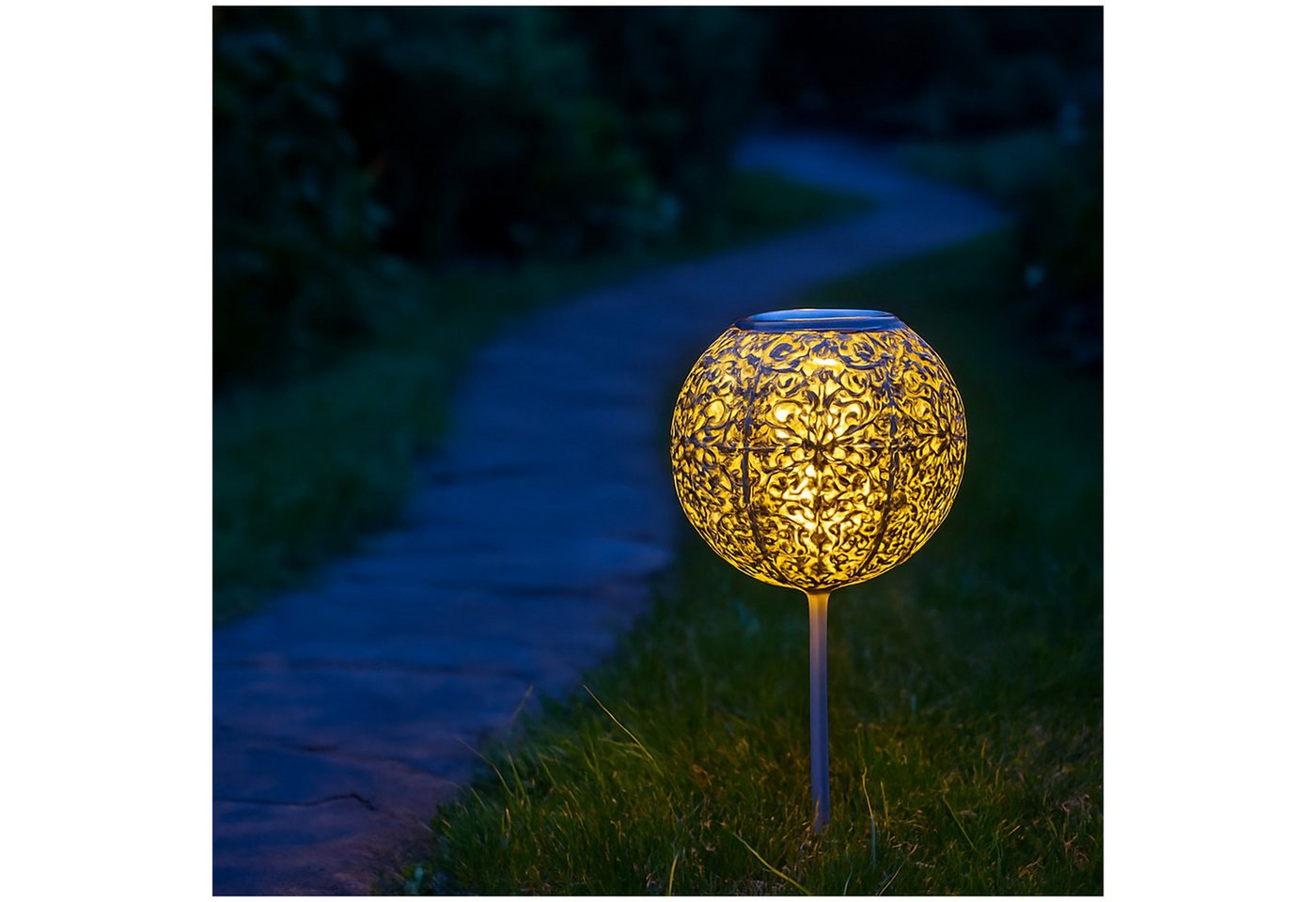 HTI-Living LED Solarleuchte Solarstecker Fleur Antik Luna, nicht relevant, LED, Warmweiß, Solarleuchte Gartenleuchte HTI-Living LED Solarleuchte Solarstecker Fleur Antik Luna, nicht relevant, LED, Warmweiß, Solarleuchte Gartenleuchte von HTI-Living