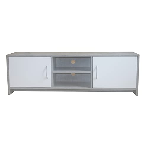 HTI-Living Lowboard Thekla 12037 TV-Bank Beton-Weiß von HTI-Living