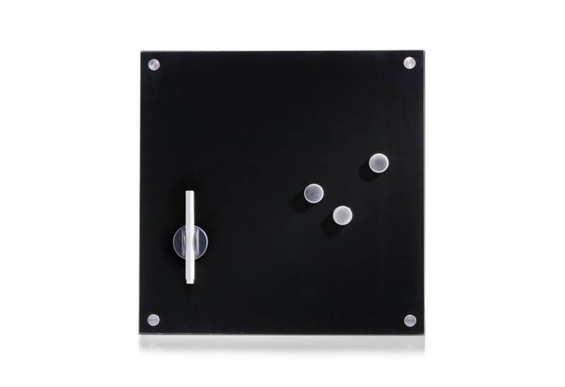 HTI-Living Memoboard Memoboard Glas quadratisch, (Magnettafel Magnetboard Schreibtafel Schreibboard), Pinnwand Magnettafel Magnetboard Schreibtafel Schreibboard von HTI-Living