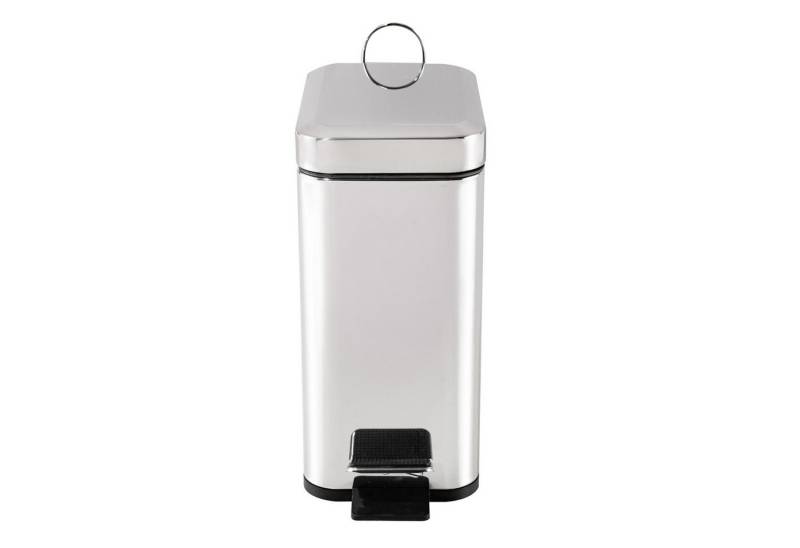 HTI-Living Mülleimer Abfalleimer 5 Liter Silber Modern, Mülleimer mit Soft-Close-Deckel von HTI-Living