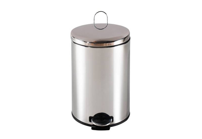 HTI-Living Mülleimer Mülleimer 12 Liter Silber Jannik, Abfalleimer mit Soft-Close-Deckel von HTI-Living