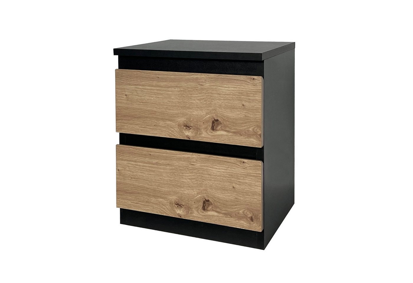 HTI-Living Nachtkommode Nachtkommode 2 Schubladen (Stück, 1 St., 1 Nachtkommode), Nachtschrank Nachttisch von HTI-Living