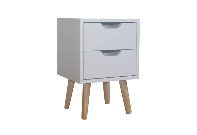 HTI-Living Nachtkommode Nachtschrank 2 Schubladen Thekla 2945 (Stück, 1 St., 1 Nachtschrank), Nachttisch 2 Schubladen von HTI-Living