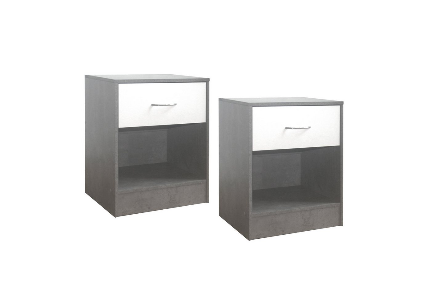 HTI-Living Nachtkommode Nachtschrank 2er-Set Thekla 4050 (Set, 2 St., 2 Nachtkommoden), Nachttisch Nachtkommode von HTI-Living
