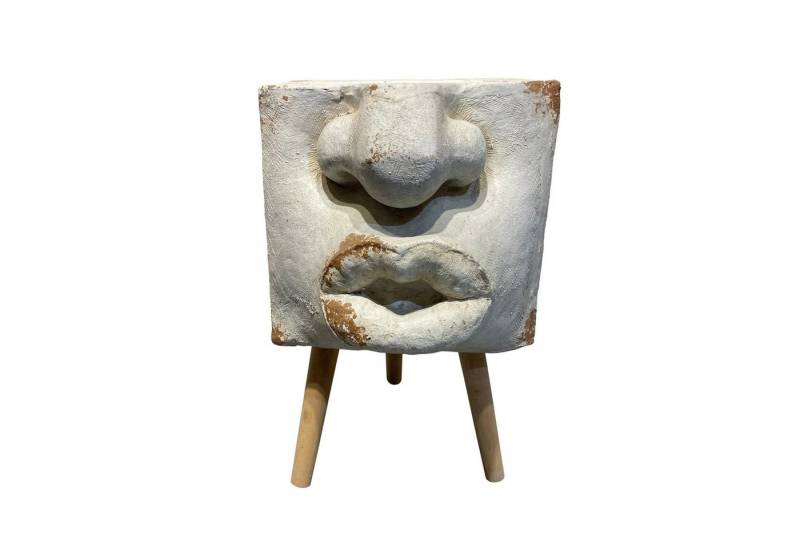 HTI-Living Pflanzkübel Pflanzgefäß Apollon Blumenkübel Nase (Stück, 1 St., 1 Pflanzgefäß), Übertopf Dreibein Antik von HTI-Living